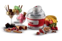 Aparat za sladoled ARIETE MOD.643, 12 W, 1,5 l, crveni