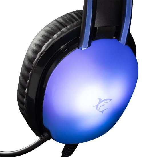 Gaming slušalice WHITE SHARK Peacock-2 GH-2444, žičane, 3,5 mm + USB, RGB, crne