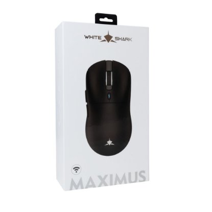 Miš WHITE SHARK GM-9010 Maximus, RGB, optički, 26000dpi, crni