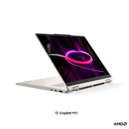 Laptop LENOVO Yoga 7 2-in-1 14AGP11 83TD0065SC / Ryzen AI 7 445, 32GB, 512GB SSD, Radeon 840M, 14" WUXGA OLED Touch, Windows 11 Pro, sivi