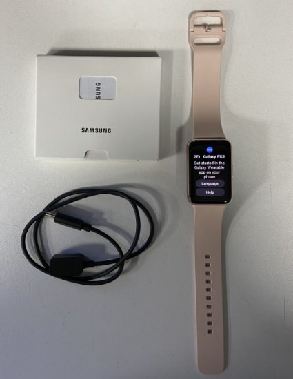 OPEN BOX - Narukvica SAMSUNG Galaxy Fit 3, mjerenje aktivnosti, praćenje stresa, rozo-zlatna