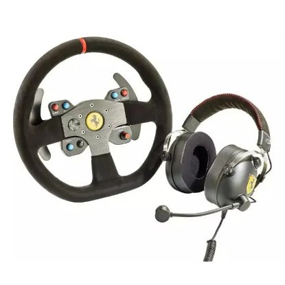 Volan THRUSTMASTER Ferrari 599XX EVO Alcantara Edition + T.Racing Ferrari GT slušalice, samo nastavak, bez baze