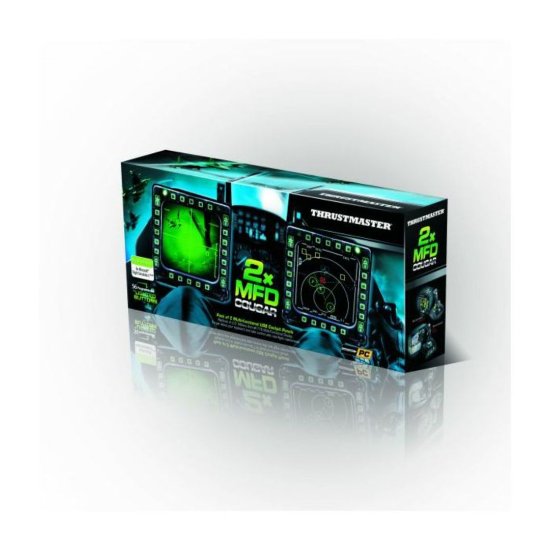 Dodatak THRUSTMASTER MFD Cougar Pack, upravljačke ploče za simulacije letenja, USB, za PC