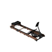 Sprava za veslanje KINGSMITH WR3L Rowing Machine & Table Set, 180 kg, sklopljiva, smeđa