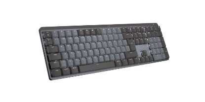 Tipkovnica LOGITECH MX Mechanical Clicky, bežična, BT, crna