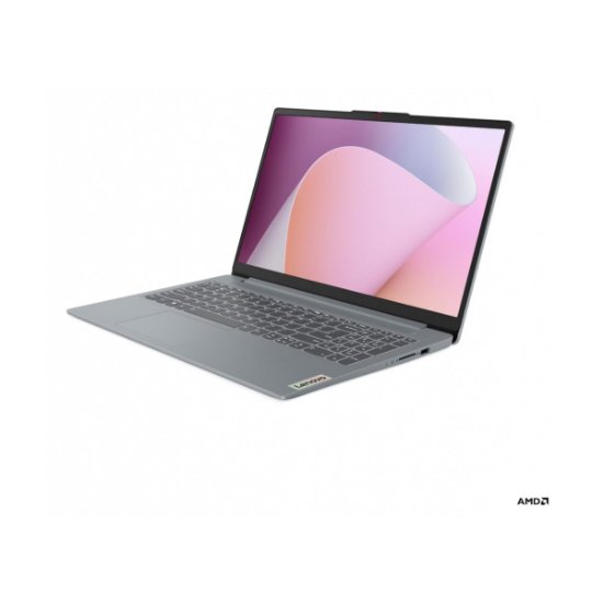 Laptop LENOVO IdeaPad Slim 3 15AMN8 / Ryzen 5 40, 16GB, 1TB SSD, AMD Radeon 610M, 15,6" FHD IPS, FreeDOS, sivi
