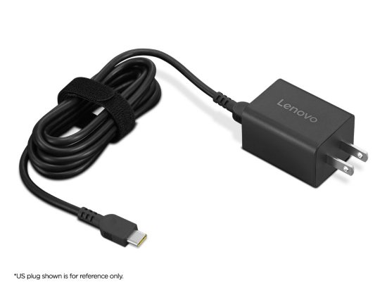 Punjač za laptop LENOVO 65W GaN, USB-C, crni