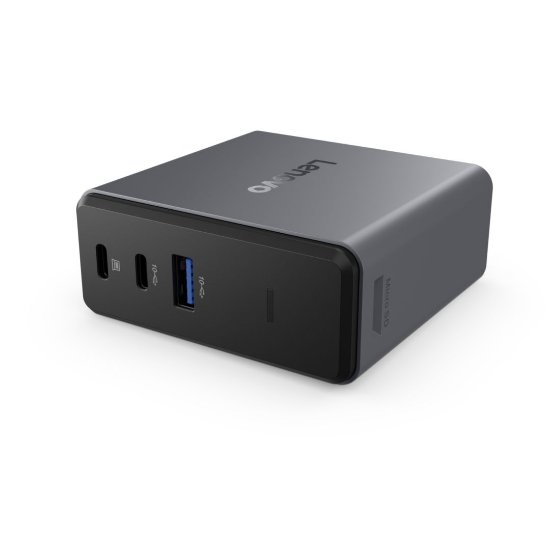 Docking station LENOVO X9 Charging GaN Dock, USB-C na USB-A 3.2, 2x USB-C, HDMI 2.1, microSD Card Reader, 60W PD