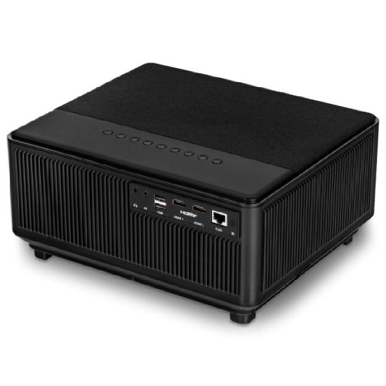 Projektor OVERMAX Multipic 6.1, 1080p, LED, 8000 lm, WiFi, HDMI, Bluetooth, crni