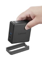 Docking station LENOVO X9 Charging GaN Dock, USB-C na USB-A 3.2, 2x USB-C, HDMI 2.1, microSD Card Reader, 60W PD