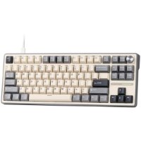 Tipkovnica ROYAL KLUDGE RK-R87PRO, RGB osvjetljenje, mehanička, Brown prekidači, žična, US raspored, 88 tipki, Half Grey