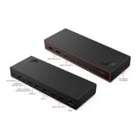 Docking station LENOVO ThinkPad USB4 Dock 5000, USB4 na 4x USB-A 3.2, 2x USB-C 3.2, HDMI 2.1, 2x DisplayPort 1.4, G-LAN