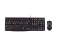 Tipkovnica + miš LOGITECH MK120 Desktop, crna, USB