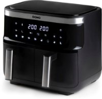 Friteza na vrući zrak DOMO DO537FR, 2850 W, DOUBLE ZONE 2 x 4 l, crna