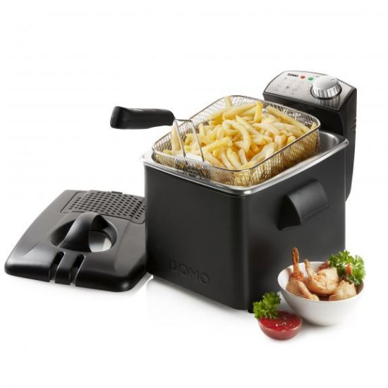 Friteza DOMO DO1014FR, 3200 W, 4,5 l, crna