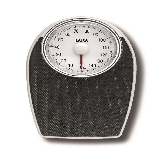 Osobna vaga LAICA PS2024, mehanička, 150 kg, crno-bijela