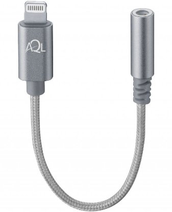 Adapter CELLULARLINE, Lightning (M) na 3.5mm (Ž), sivi