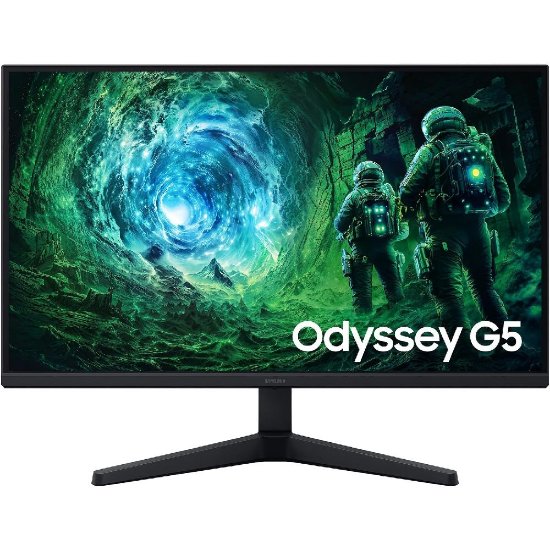 Gaming monitor 27" SAMSUNG Odyssey G5 G53F LS27FG530EUXEN, QHD, IPS, 200Hz, 1ms, 300cd/m2, crni