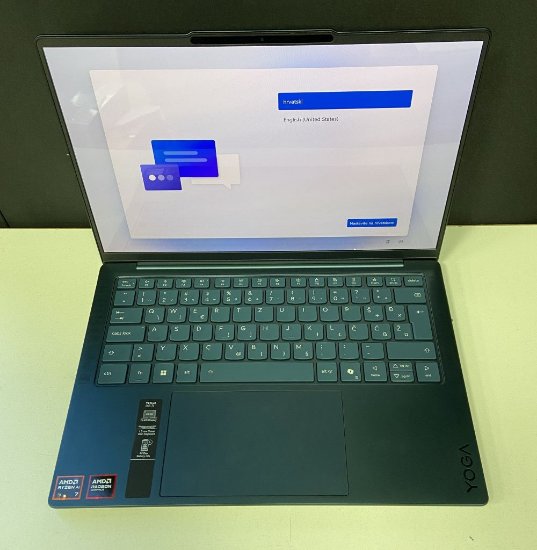 OPEN BOX - Laptop LENOVO Yoga Slim 7 14AGP11 / Ryzen 7 445, 32GB, 1TB SSD, AMD Radeon Graphics, 14" WUXGA, Windows 11, plavi