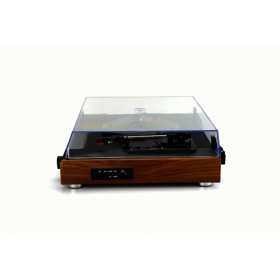 Gramofon AKAI ATT-240SP, USB, BT, FM radio, CD player, zvučnici, drvo