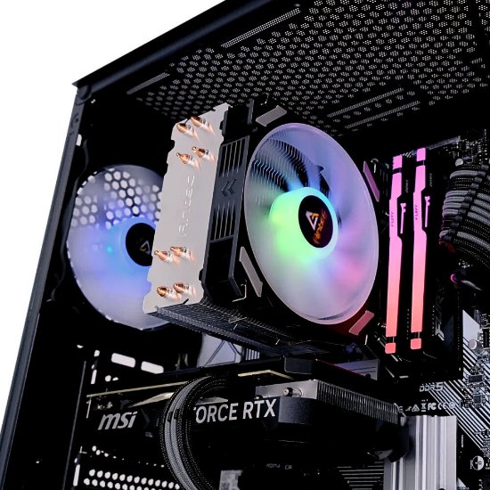 Računalo EPOCH Gaming PC Antares / Core i5 14400F, 16GB DDR5, 1TB SSD NVMe, nVidia GeForce RTX 4060 Ti 16GB, WiFi, Windows 11, crno