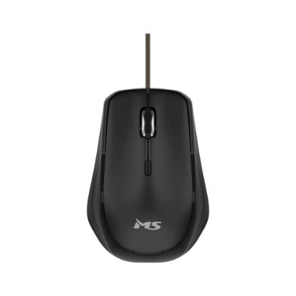 Miš MS FLOW MC-105, žičani, USB, optički, 2400 dpi, crni