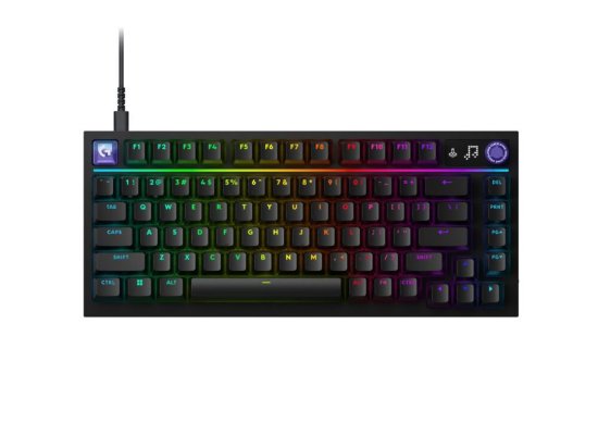 Tipkovnica LOGITECH G316 X 75, RGB, mehanička, crna, USB