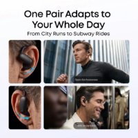 Slušalice ANKER Soundcore AeroFit 2 Pro, bežične, BT 6.1, Open-Ear, ANC, mikrofon, crne