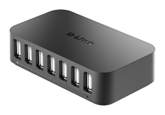 USB HUB D-LINK DUB-H7, 7-portni, vanjski strujni adapter