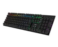Tipkovnica MS ELITE K-701C, mehanička, Red Switch, US ISO layout, RGB, USB, žičana, crna