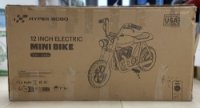 RABLJENI - Dječji električni moped HYPER GOGO Pioneer 12 Plus, autonomija do 12km, brzina do 15km/h, BT zvučnik, RGB rasvjeta, crni