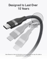 Kabel ANKER USB-C na USB-C 240W 1.8m, crni