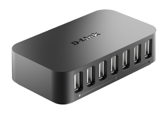USB HUB D-LINK DUB-H7, 7-portni, vanjski strujni adapter