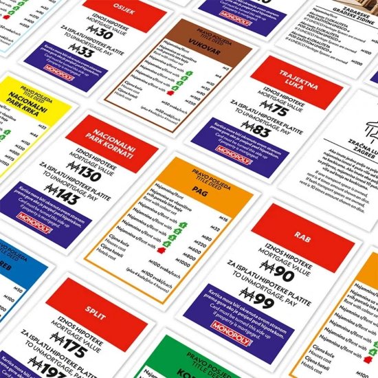 Društvena igra MONOPOLY - LIJEPA NAŠA HRVATSKA 2026 (HR/EN)