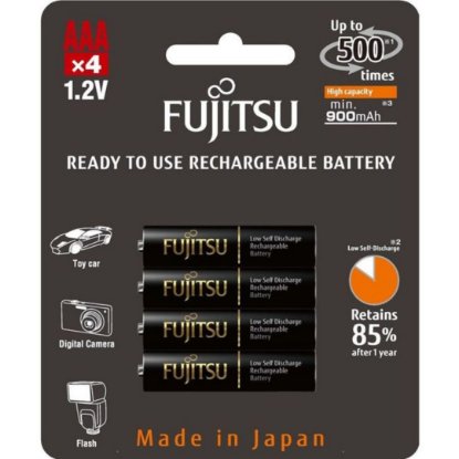 Baterije FUJITSU HR-4UTCEX(4B), punjive, AAA, 4 komada