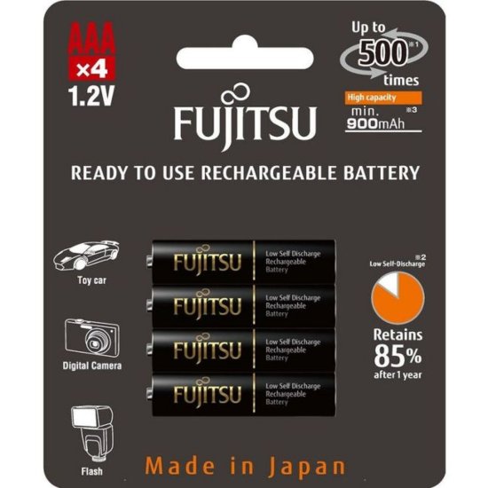 Baterije FUJITSU HR-4UTCEX(4B), punjive, AAA, 4 komada