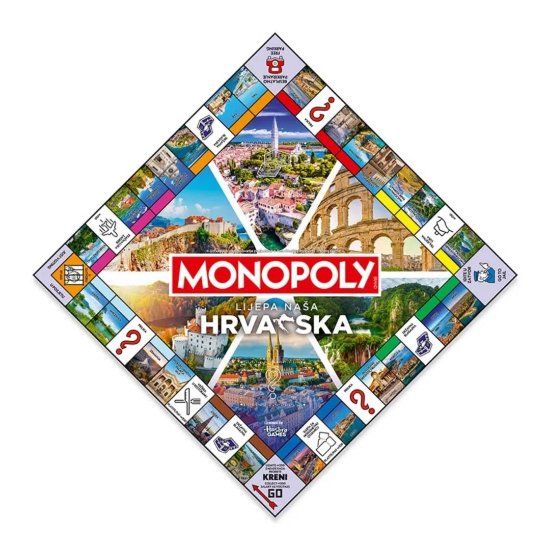 Društvena igra MONOPOLY - LIJEPA NAŠA HRVATSKA 2026 (HR/EN)