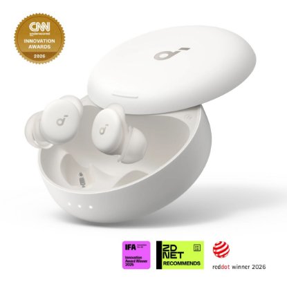 Slušalice ANKER SoundCore Sleep A30, in-ear, bežične, Bluetooth, bijele