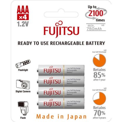 Baterije FUJITSU HR-4UTCEX(4B), punjive, AAA, 4 komada