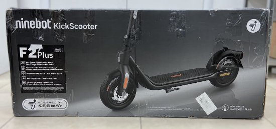RABLJENI - Električni romobil SEGWAY Ninebot KickScooter F2 Plus E, autonomija do 55km, brzina 25km/h, kotači 10˝, crni