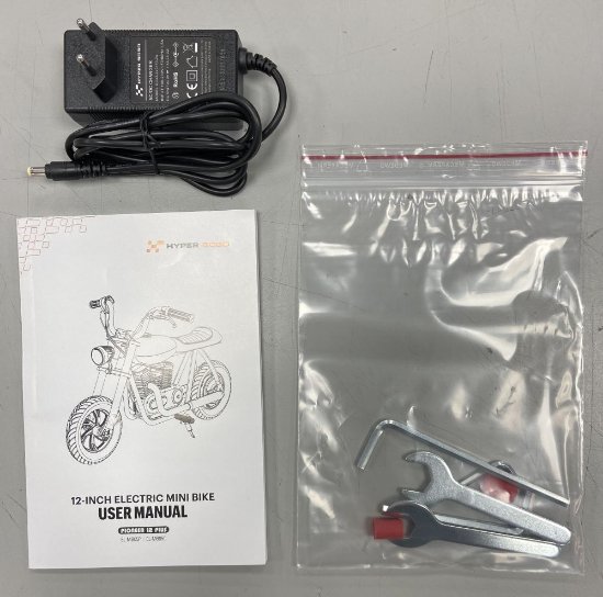RABLJENI - Dječji električni moped HYPER GOGO Pioneer 12 Plus, autonomija do 12km, brzina do 15km/h, BT zvučnik, RGB rasvjeta, crni