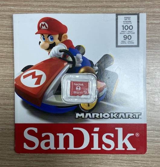 OPEN BOX - Memorijska kartica SANDISK za Nintendo Switch, microSDXC, 128 GB, SDSQXAO-128G-GNCZN, U3, C10, A1, UHS-1