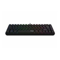 Tipkovnica MS ELITE K-500C, membranska, US ISO layout, RGB, USB, žičana, crna