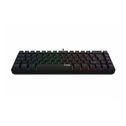 Tipkovnica MS ELITE K-500C, membranska, US ISO layout, RGB, USB, žičana, crna