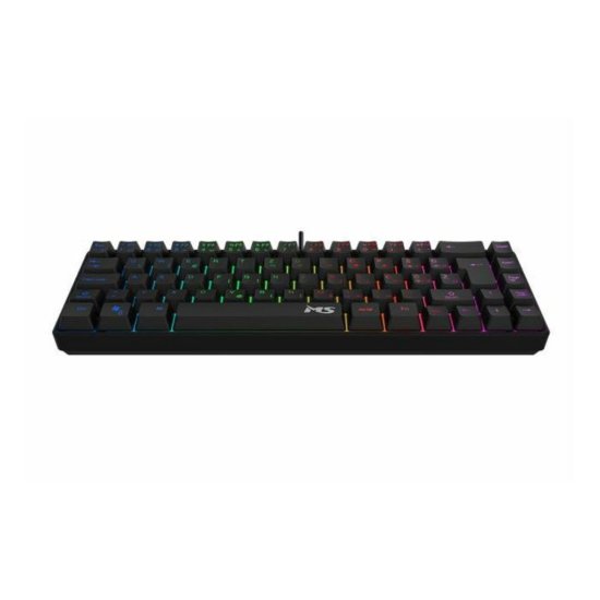 Tipkovnica MS ELITE K-500C, membranska, US ISO layout, RGB, USB, žičana, crna
