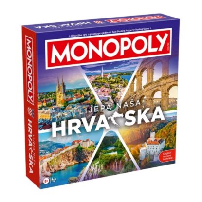 Društvena igra MONOPOLY - LIJEPA NAŠA HRVATSKA 2026 (HR/EN)