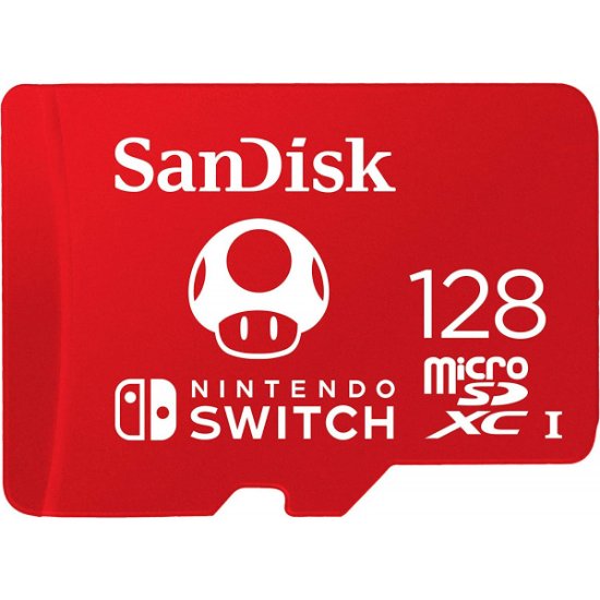 OPEN BOX - Memorijska kartica SANDISK za Nintendo Switch, microSDXC, 128 GB, SDSQXAO-128G-GNCZN, U3, C10, A1, UHS-1