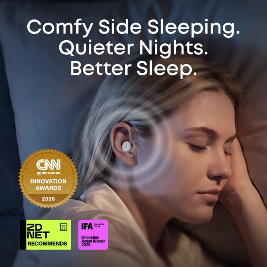 Slušalice ANKER SoundCore Sleep A30, in-ear, bežične, Bluetooth, bijele