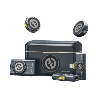 Mikrofon HOLLYLAND Lark M2 Combo, crni